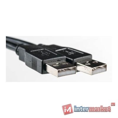 Кабель PowerPlant USB 2.0 AM– AM, 5м, Double ferrites